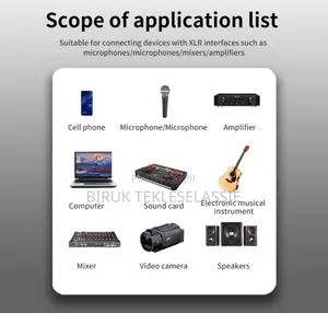 3.5 Mm to XLR 3 Pin Male to Female