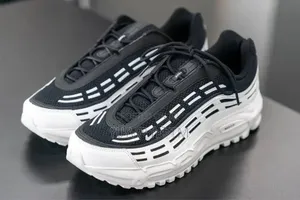 Original CDG X Nike Air Max TL 2.5 Black X White Shoes