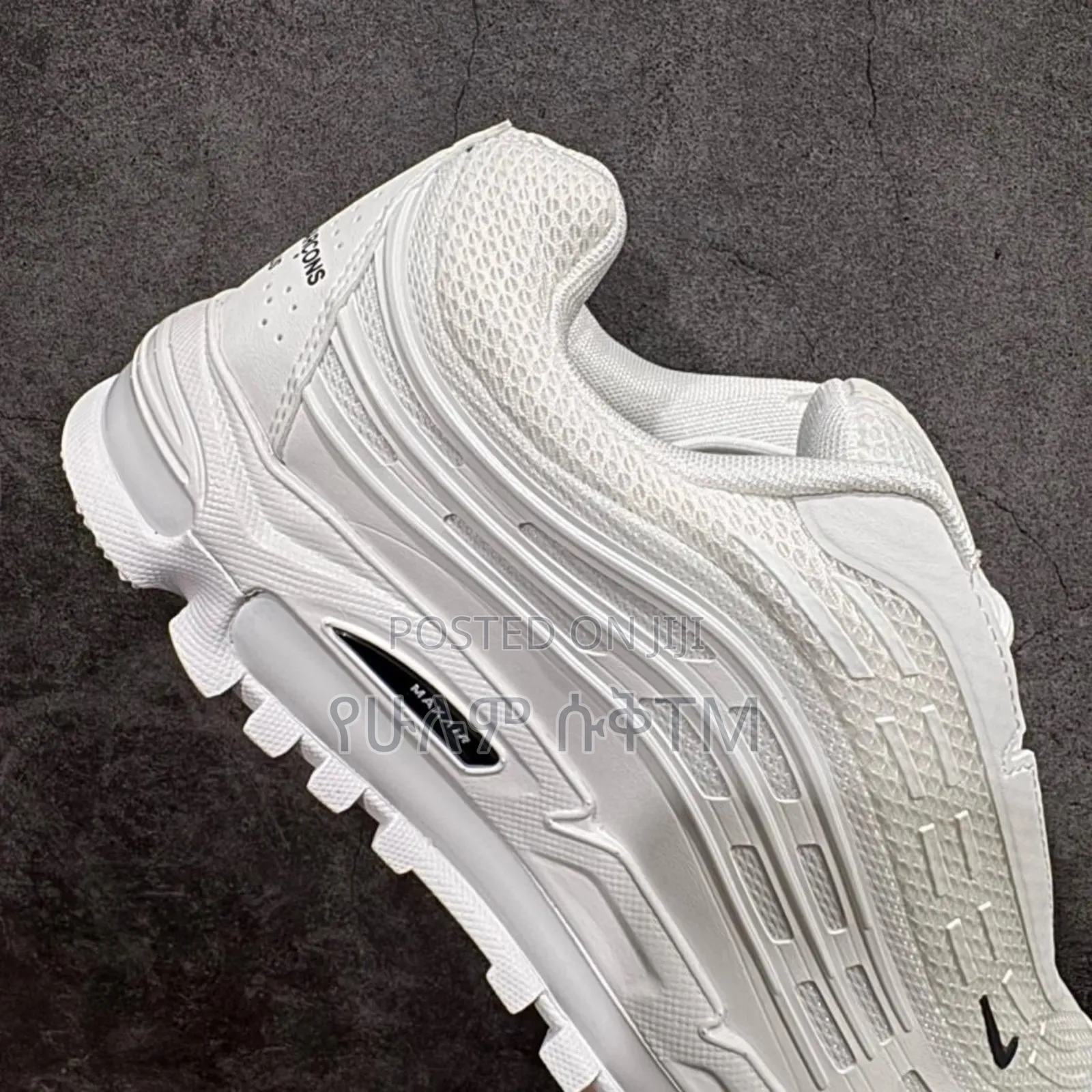 Original CDG X Nike Air Max TL 2.5 Triple White Shoes