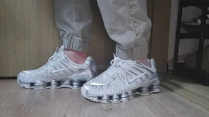 Photo - Original Nike Air Max Shox Silver Strap Shoes