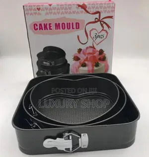 3 PCS Shappe Cake Mould