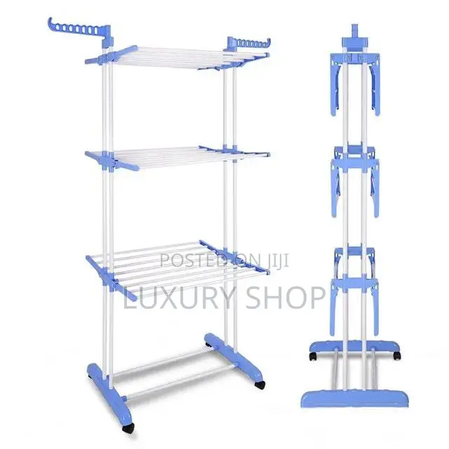 ባለ 3 ደረጃ የልብስ ማስጫ
Three Layers of Cloths Hanger