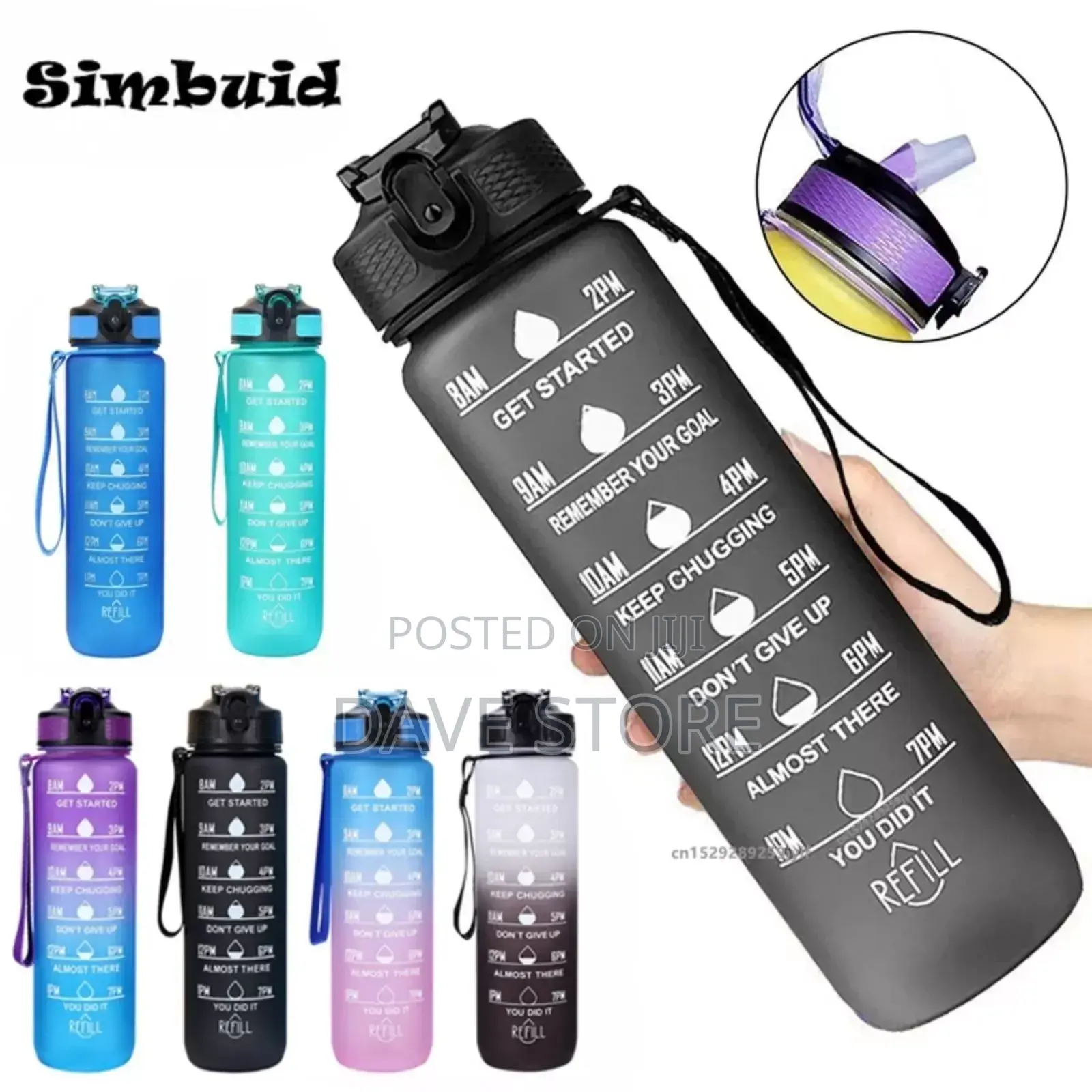 3pcs Water Bottle