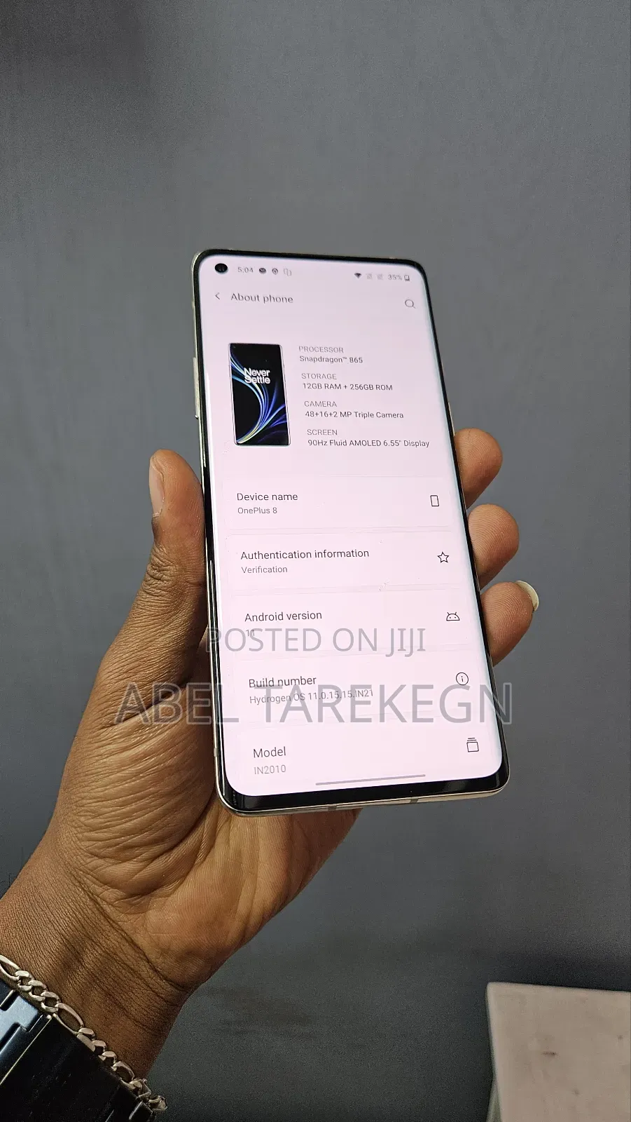 New OnePlus 8 256 GB Rose Gold
