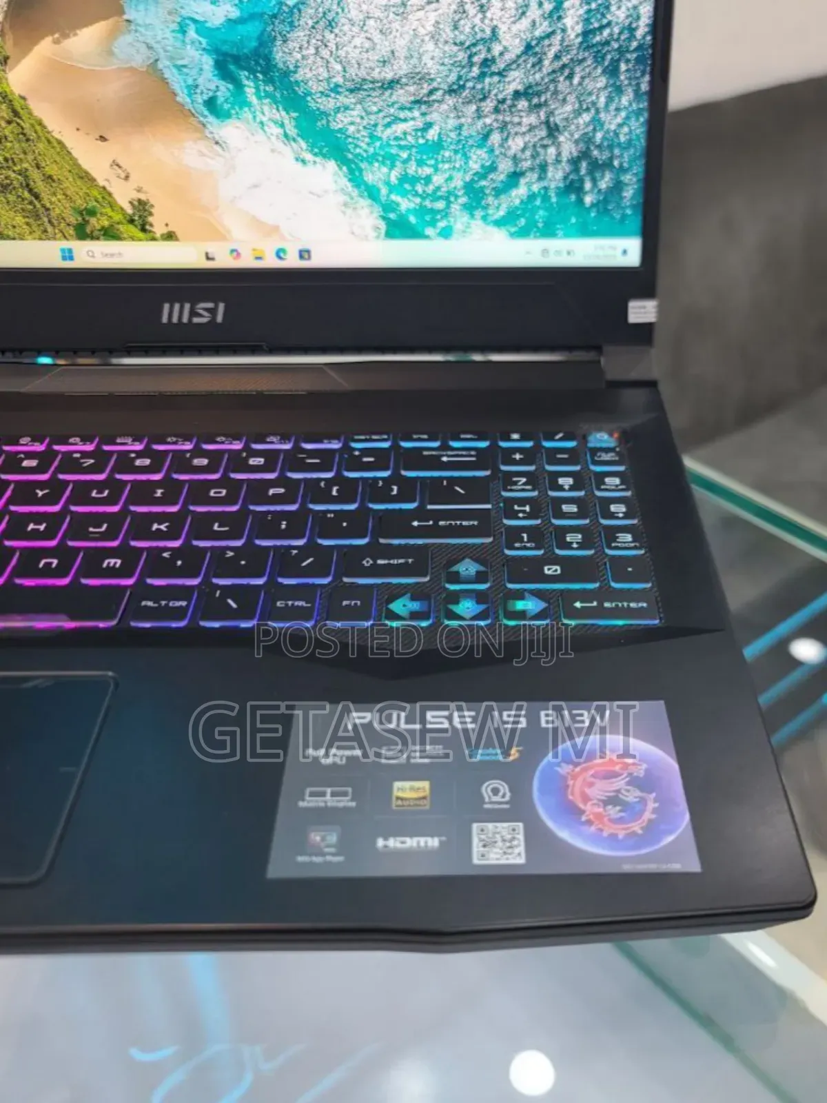 New Laptop MSI Pulse GL66 16GB Intel Core I7 SSD 1T