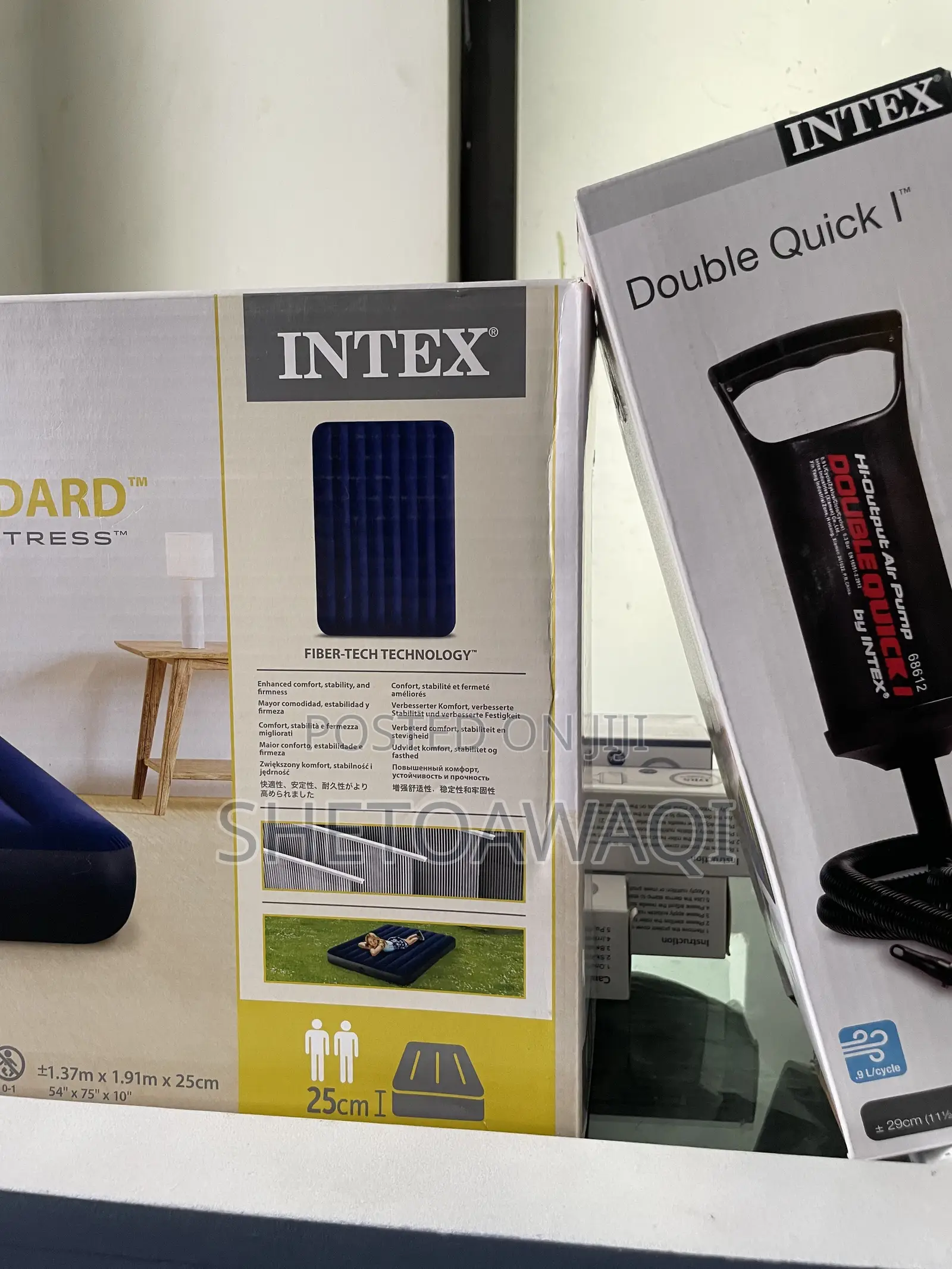 Intex Air Mattress በአየር የሚሞላ ፍራሽ
