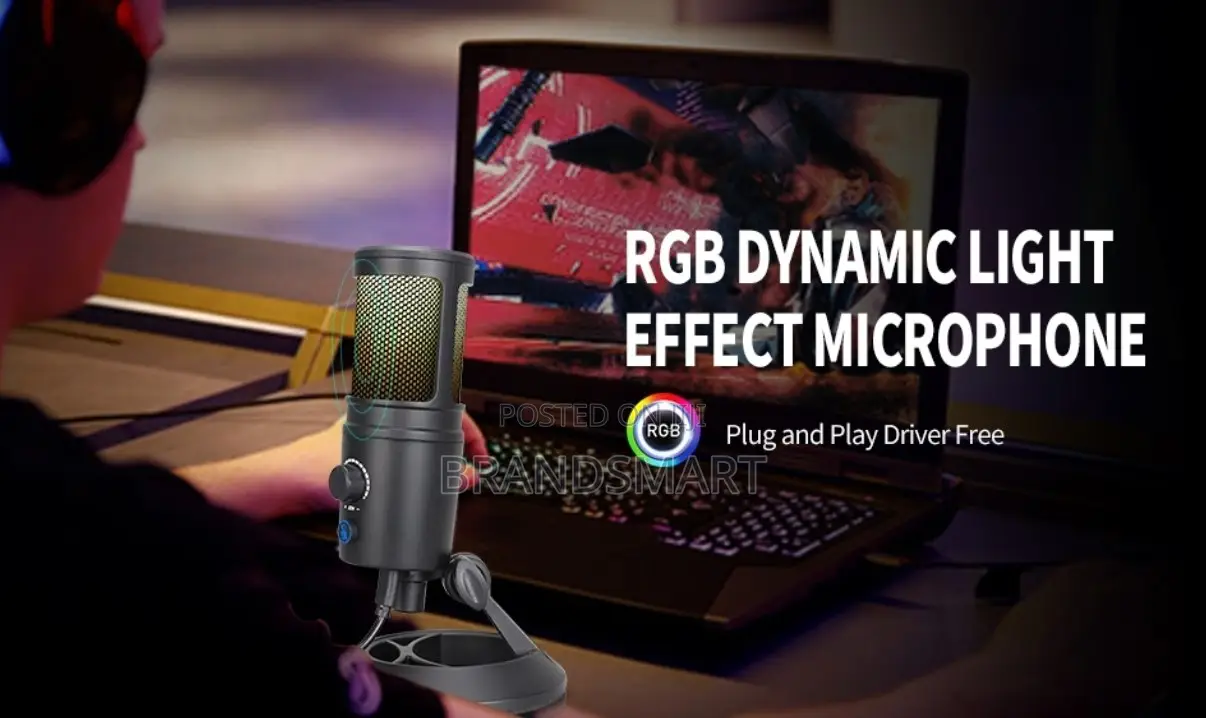 ለስልክም ለኮፒተርም የሚሆን Usb ስቱዲኦ ማይክራፎን