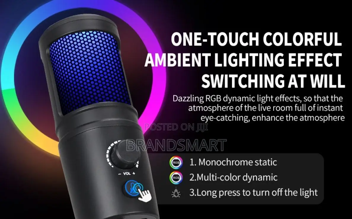 ለስልክም ለኮፒተርም የሚሆን Usb ስቱዲኦ ማይክራፎን