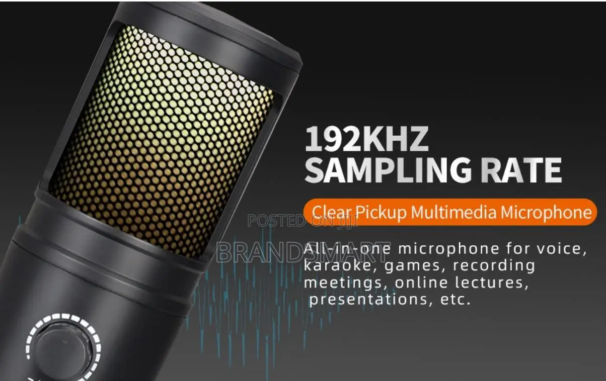 ለስልክም ለኮፒተርም የሚሆን Usb ስቱዲኦ ማይክራፎን