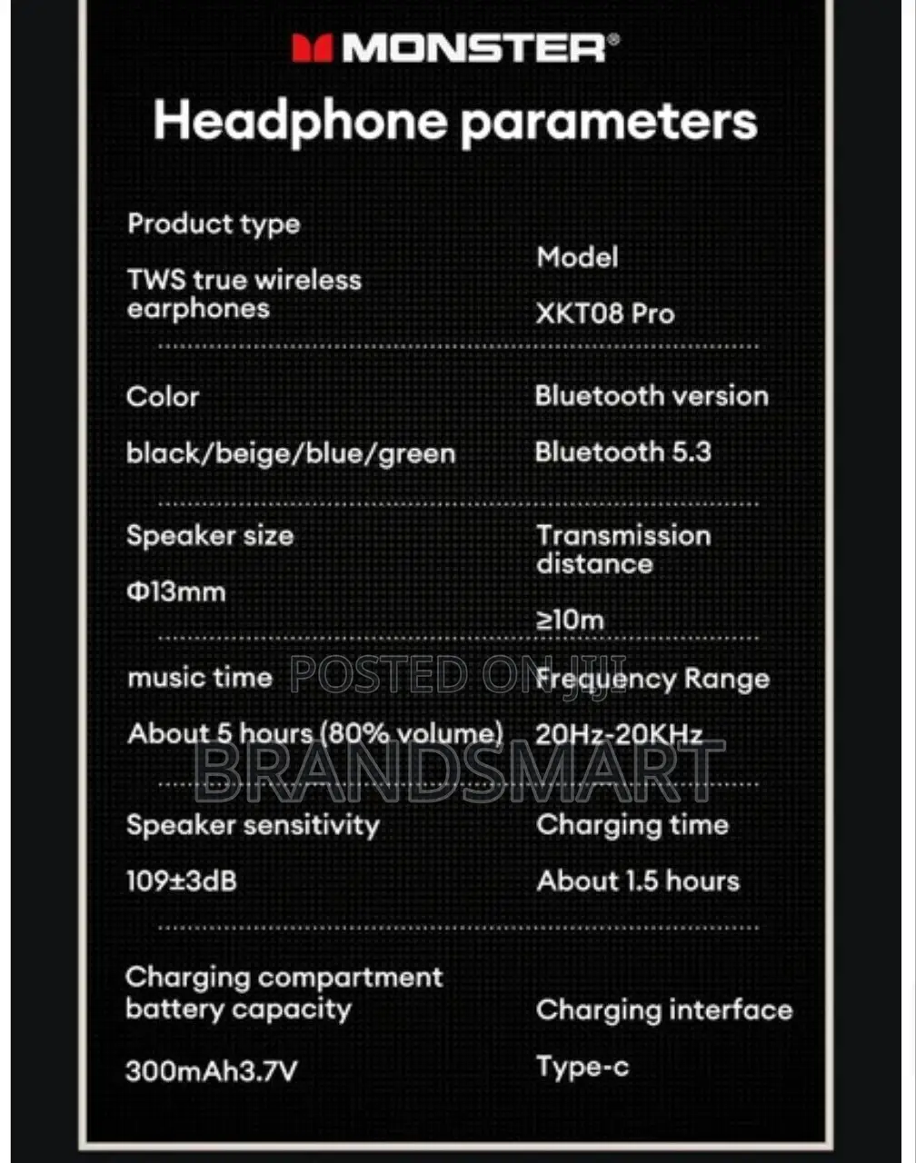 Monster Pro Bluetooth 5.3 Low Latency Gaming Headset