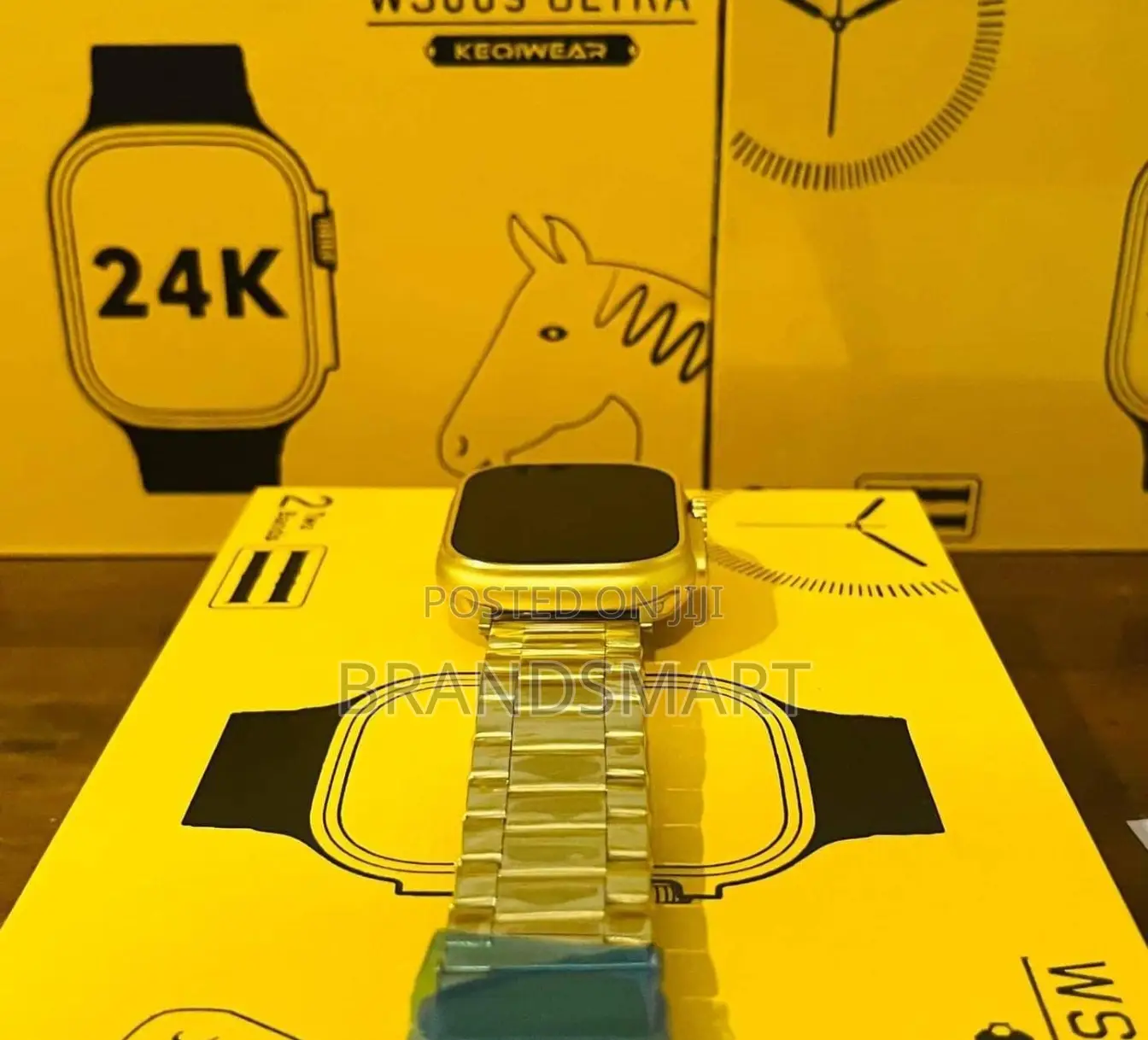 Premium Gold Dual Strap Smart Watch