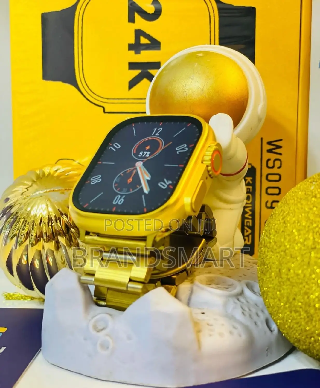Premium Gold Dual Strap Smart Watch