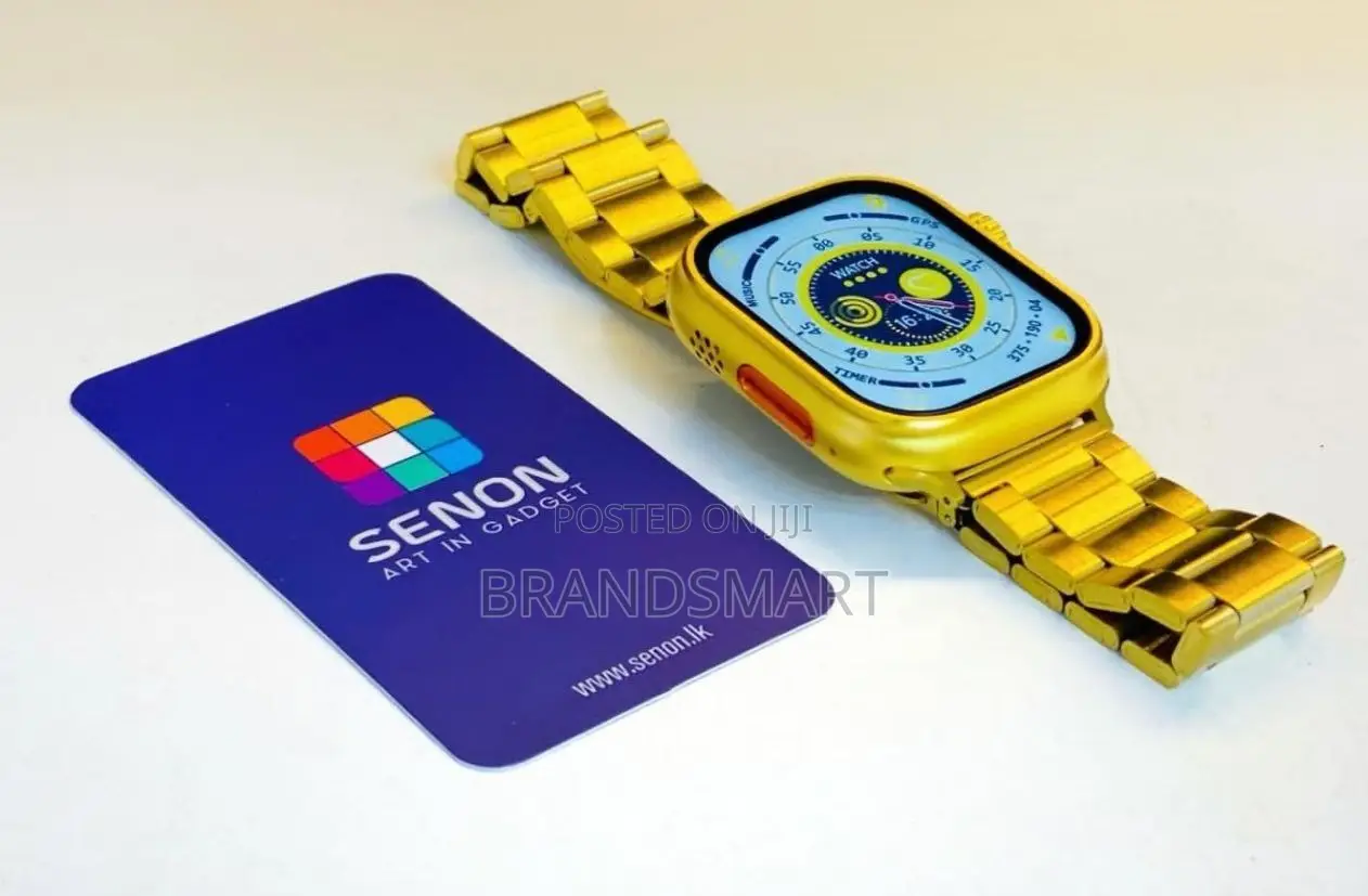 Premium Gold Dual Strap Smart Watch