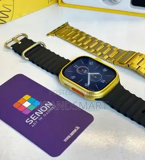 Premium Gold Dual Strap Smart Watch