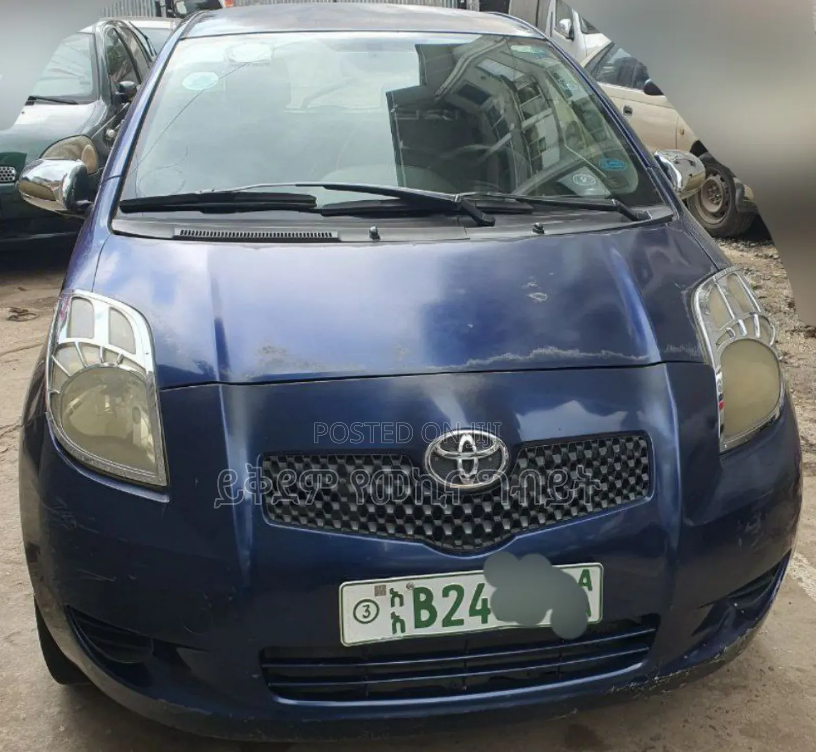 Toyota Yaris 2007 Blue
