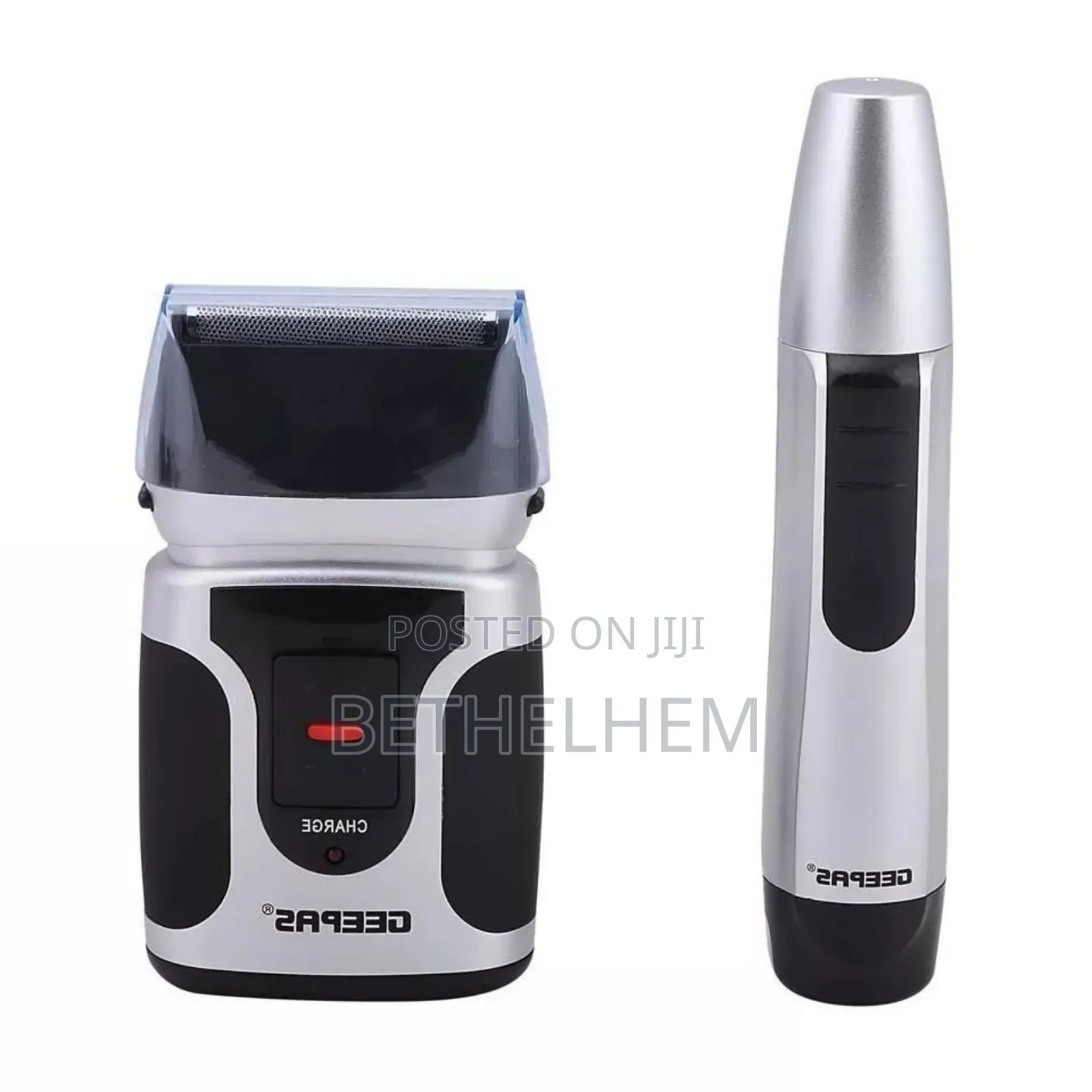 Geepas 2 in Men's Rechargeable Shaver With Nose Trimmer