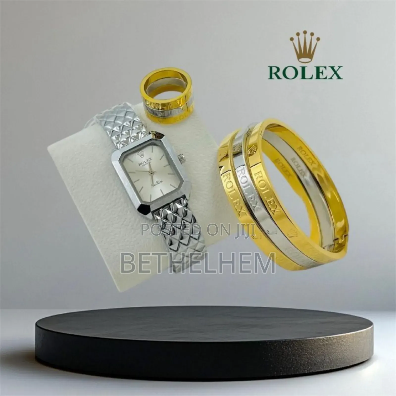 Ladies' Watch Set With Matching Bracelet Ring