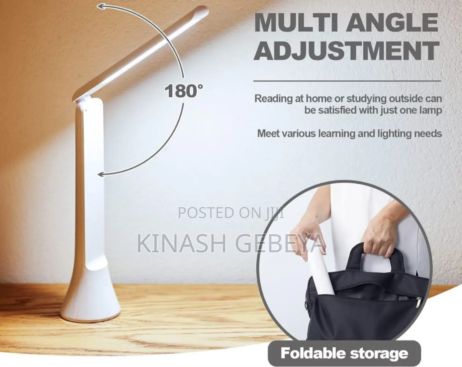 Huawei Rechargeable Table Lamp(የጠረፔዛ መብራት)