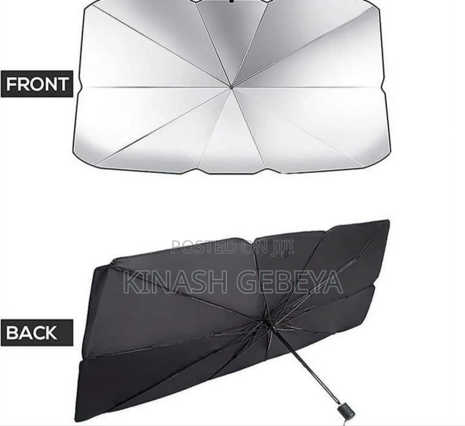 Foldable Car Sunshade Umbrella(የመኪና ፀሀይ መከላከያ)