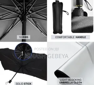 Foldable Car Sunshade Umbrella(የመኪና ፀሀይ መከላከያ)