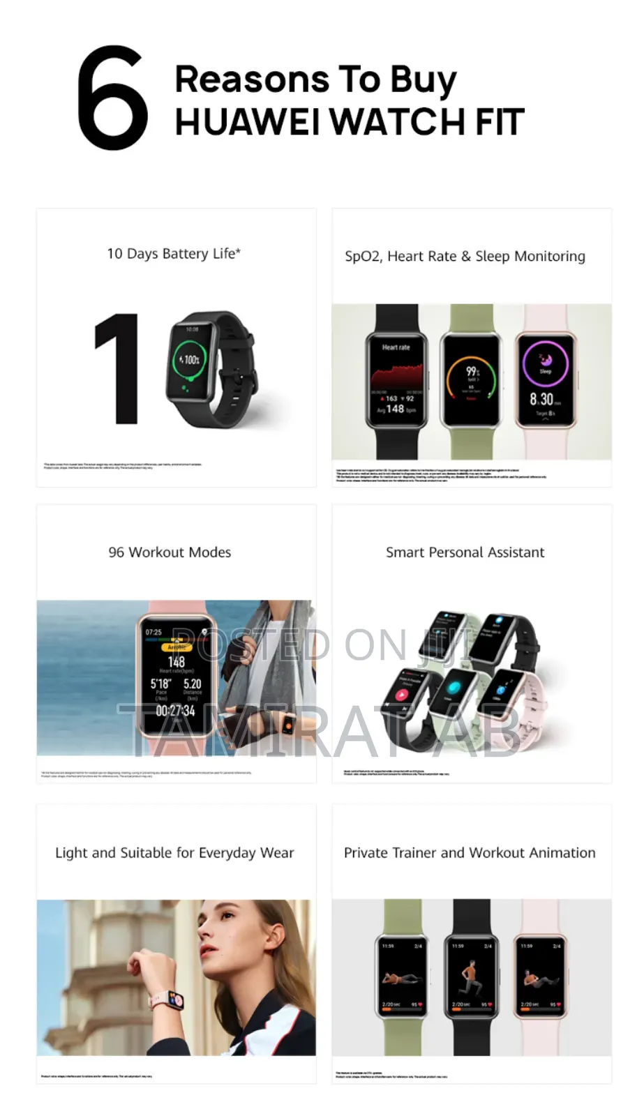 HUAWEI Watch FIT New Smartwatch, Graphite Black