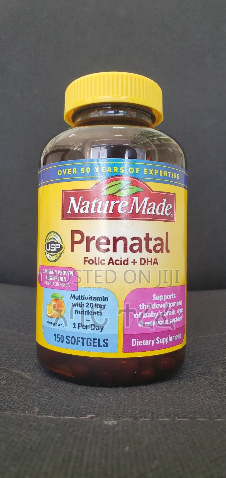 Nature Made Prenatal Folic Acid+ DHA Supports Development