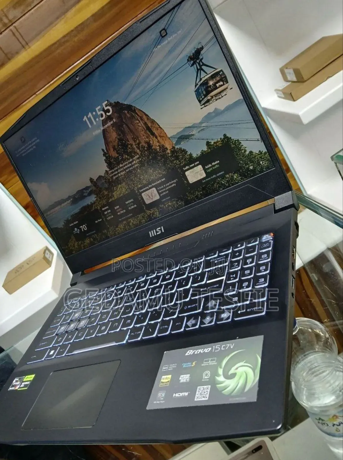 New Laptop MSI 16GB AMD Ryzen SSD 1T