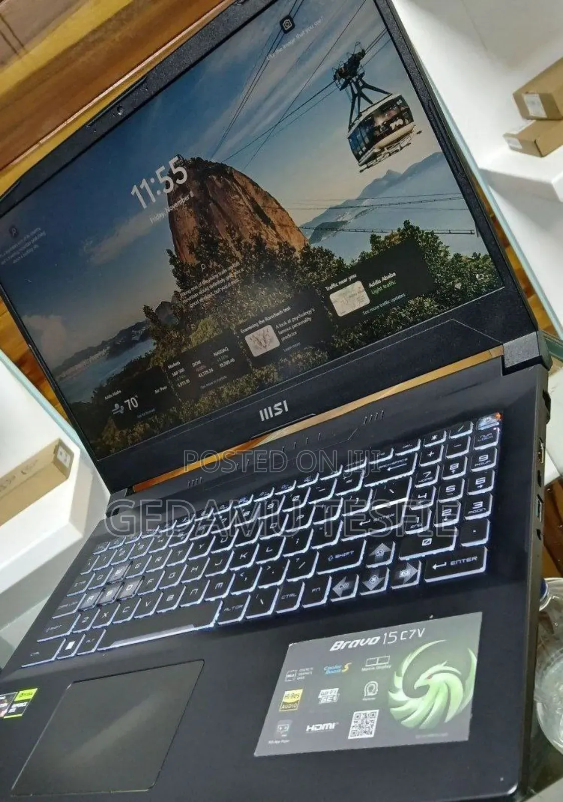 New Laptop MSI 16GB AMD Ryzen SSD 1T