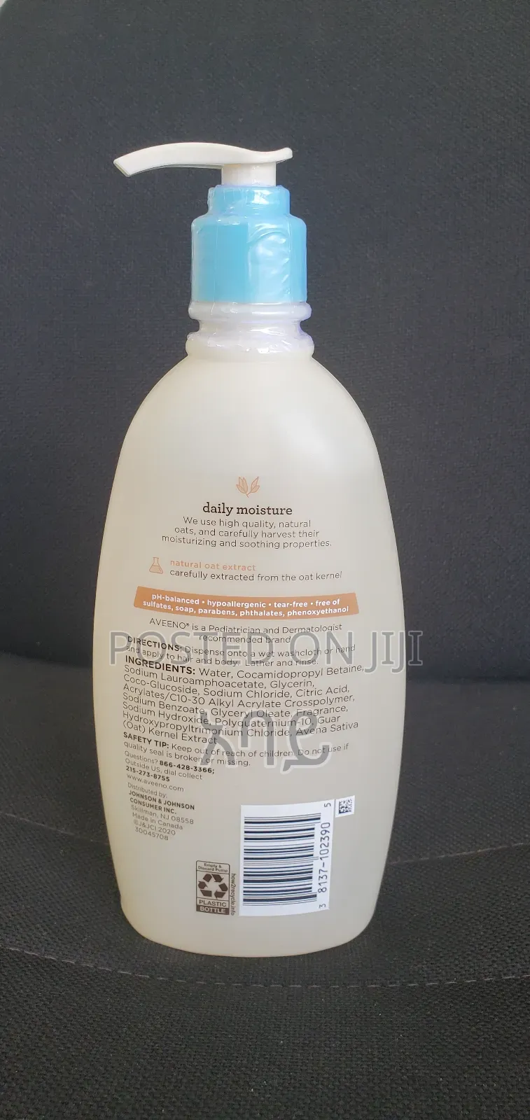 Aveeno Baby Daily Moisture Wash Shampoo, Gently Cleanses