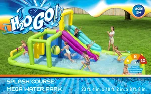 Splash Course Kids Inflatable Mega Water Park H2ogo!