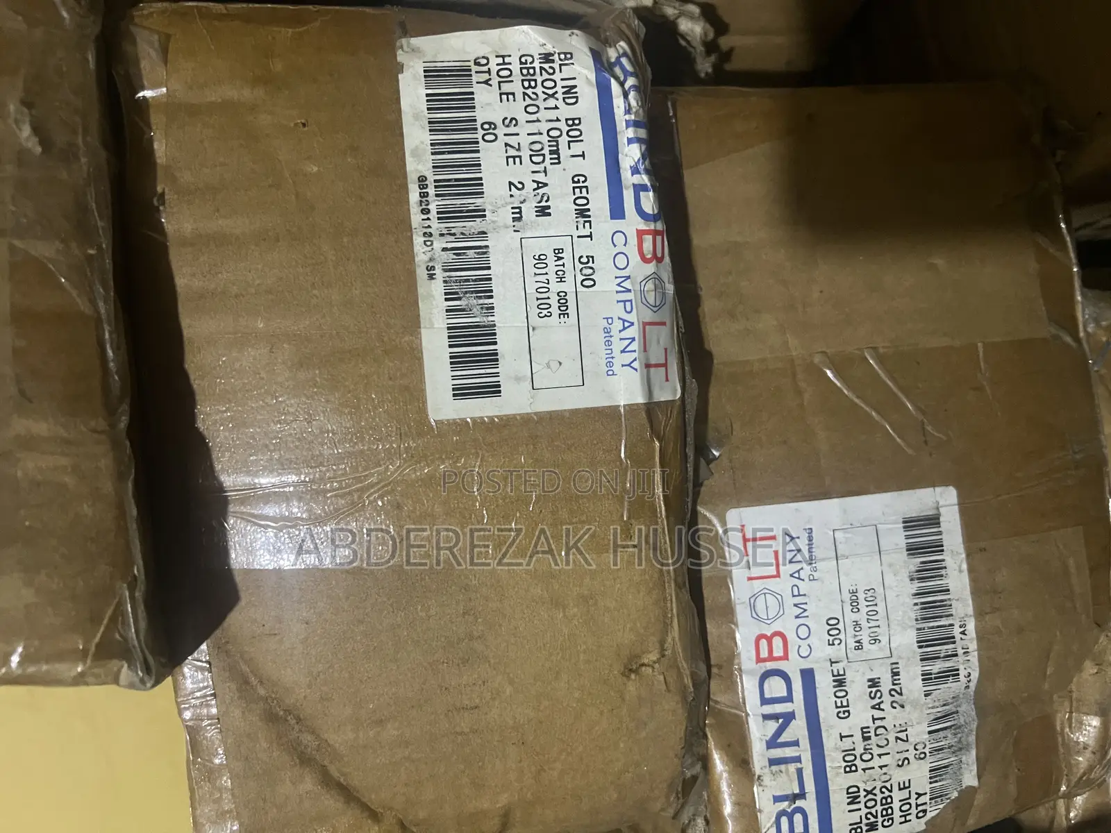 Bolt and Nut Blind Bolt