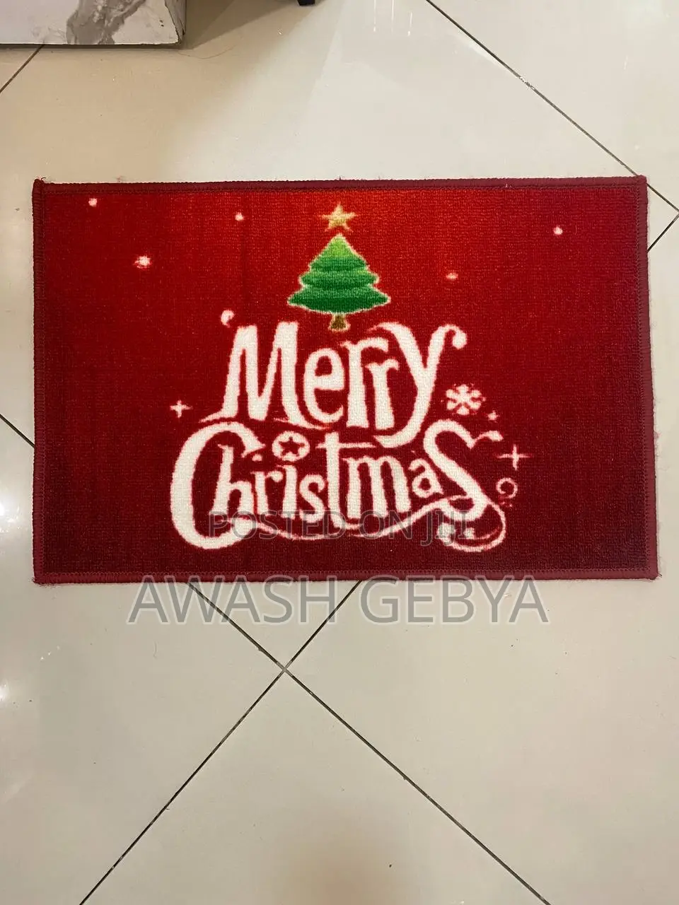 ለገና ስጦታ(Christmas Gift) Christmas Entrance Doormat Indoor