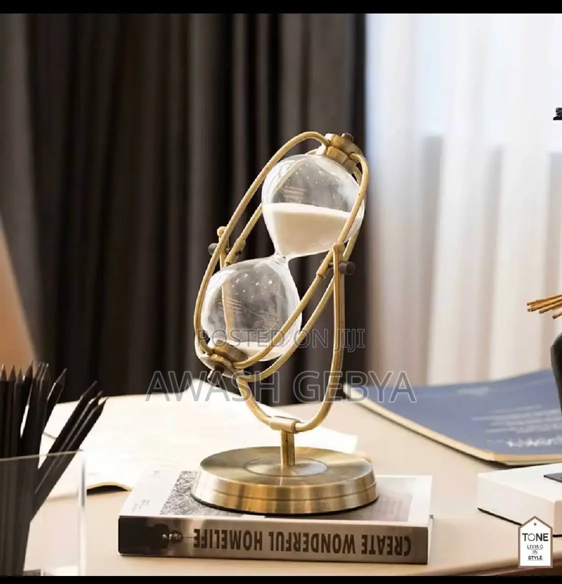 Gift Rotatable Sand Timer Glass Sand Clock