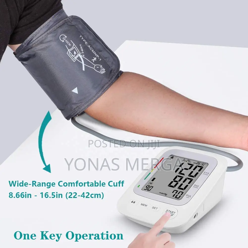Digital BP Monitor Large Cuff雀የደም ግፊት መለኬያ甌bp Monitoring