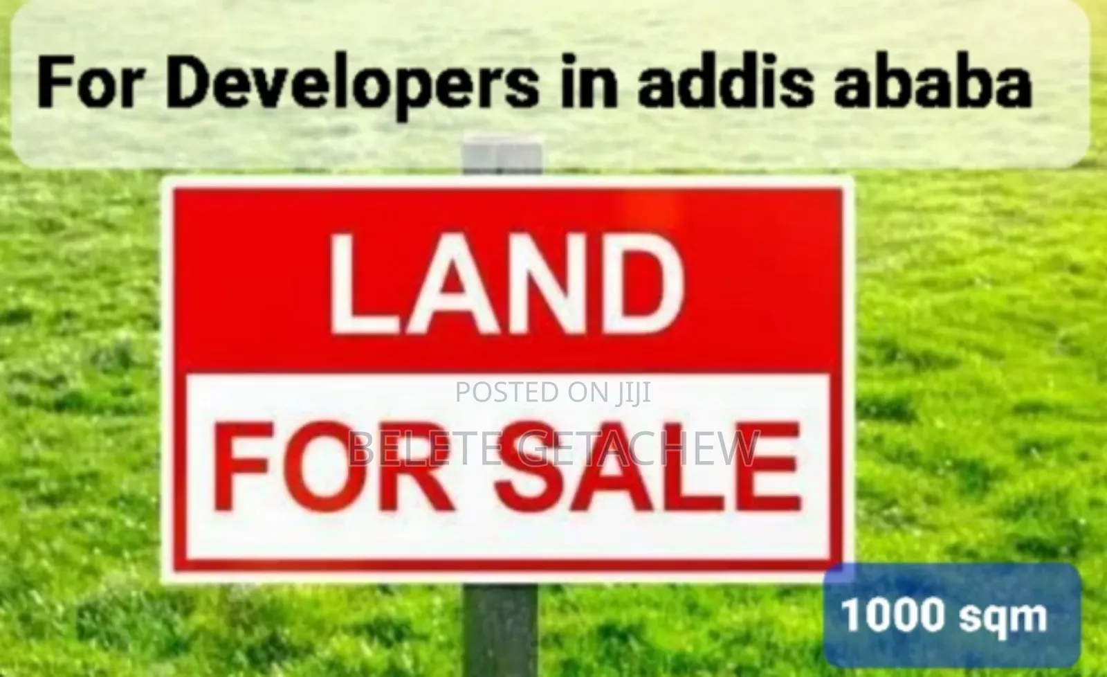 Land for Sale at Kebena Sanford School 1000sqm