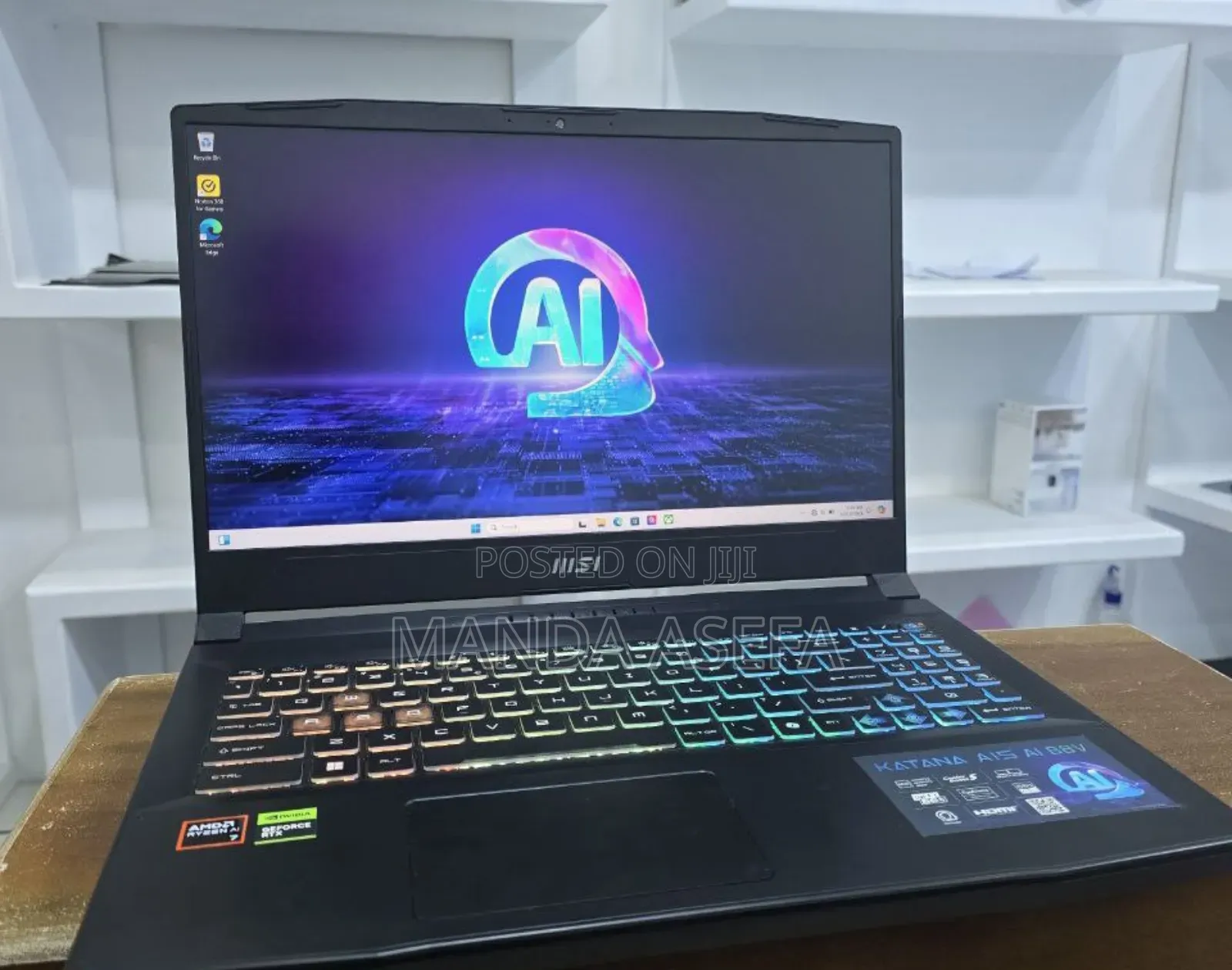 New Laptop MSI Katana 15 16GB AMD Ryzen 7 SSD 1T