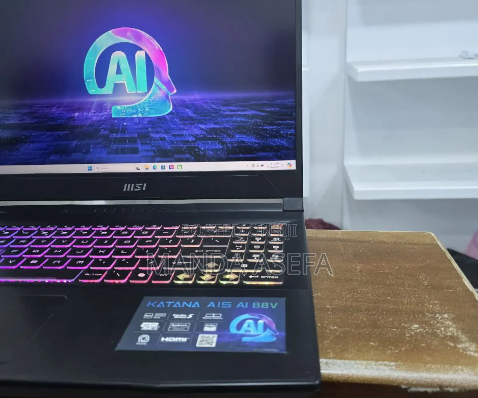 New Laptop MSI Katana 15 16GB AMD Ryzen 7 SSD 1T