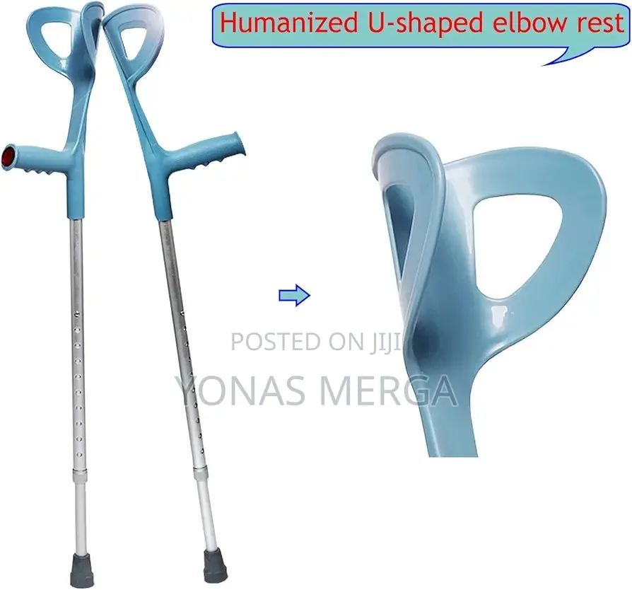 Medical Paediatric Elbow Crutch開thicker for Durability輸ክራንች