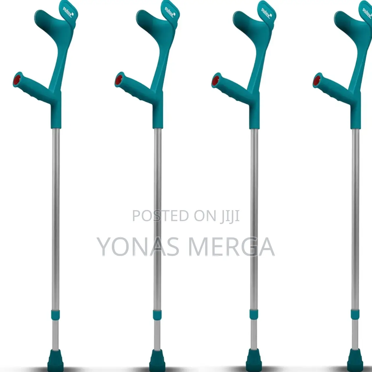 2pices Crutches厎elbow Crutches Push Buton刈medical Tools