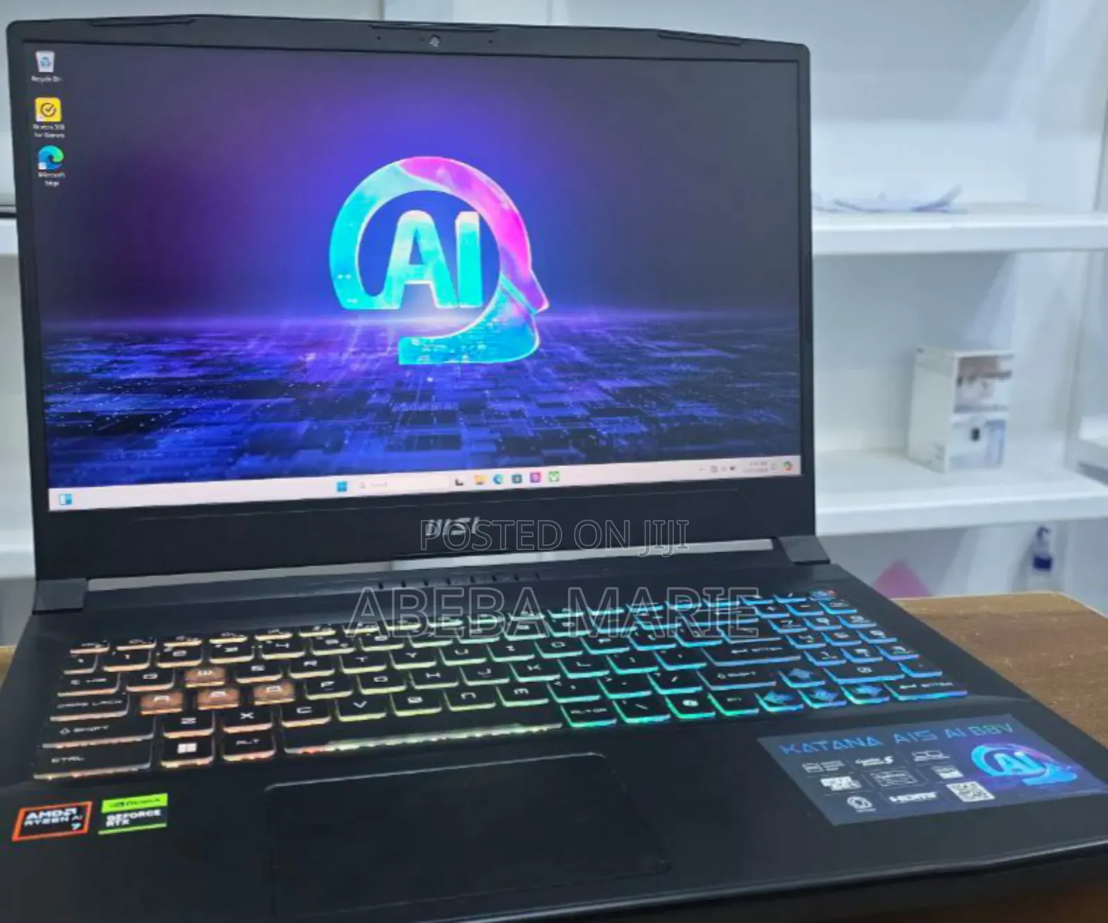 New Laptop MSI Katana 15 16GB AMD Ryzen 7 SSD 1T