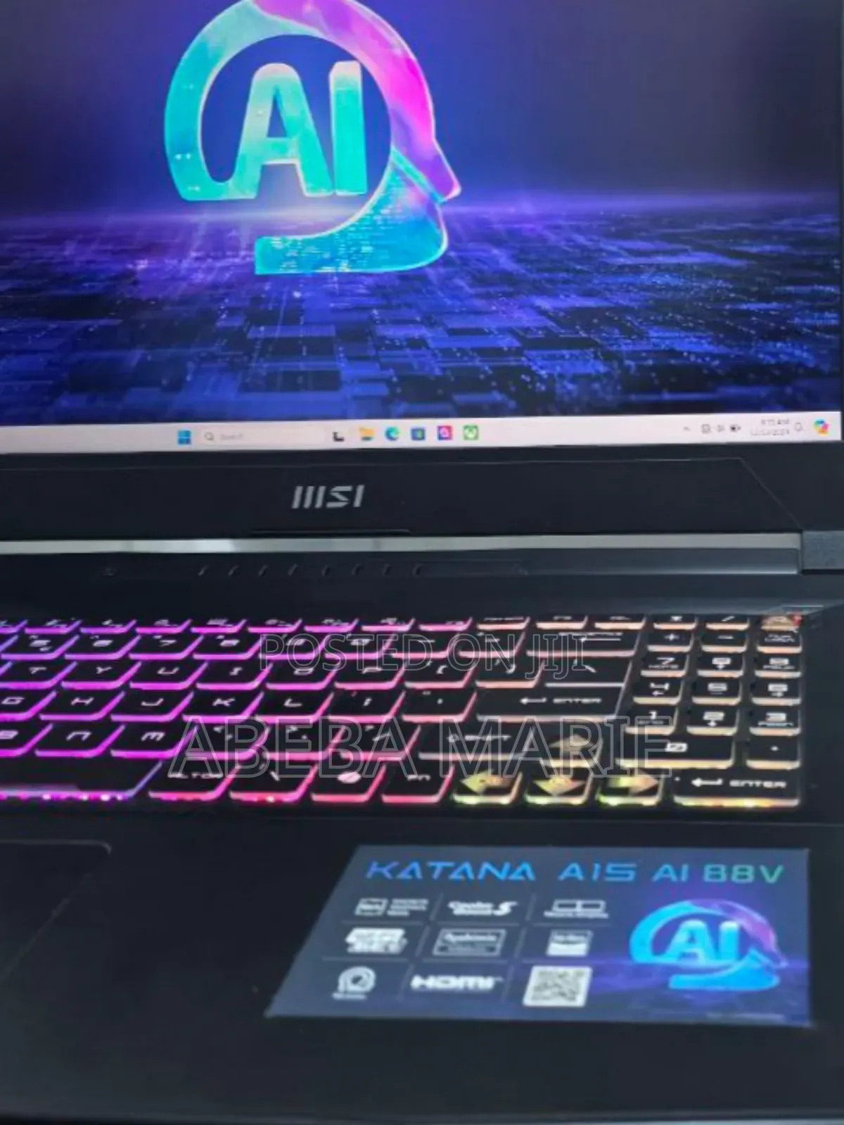 New Laptop MSI Katana 15 16GB AMD Ryzen 7 SSD 1T