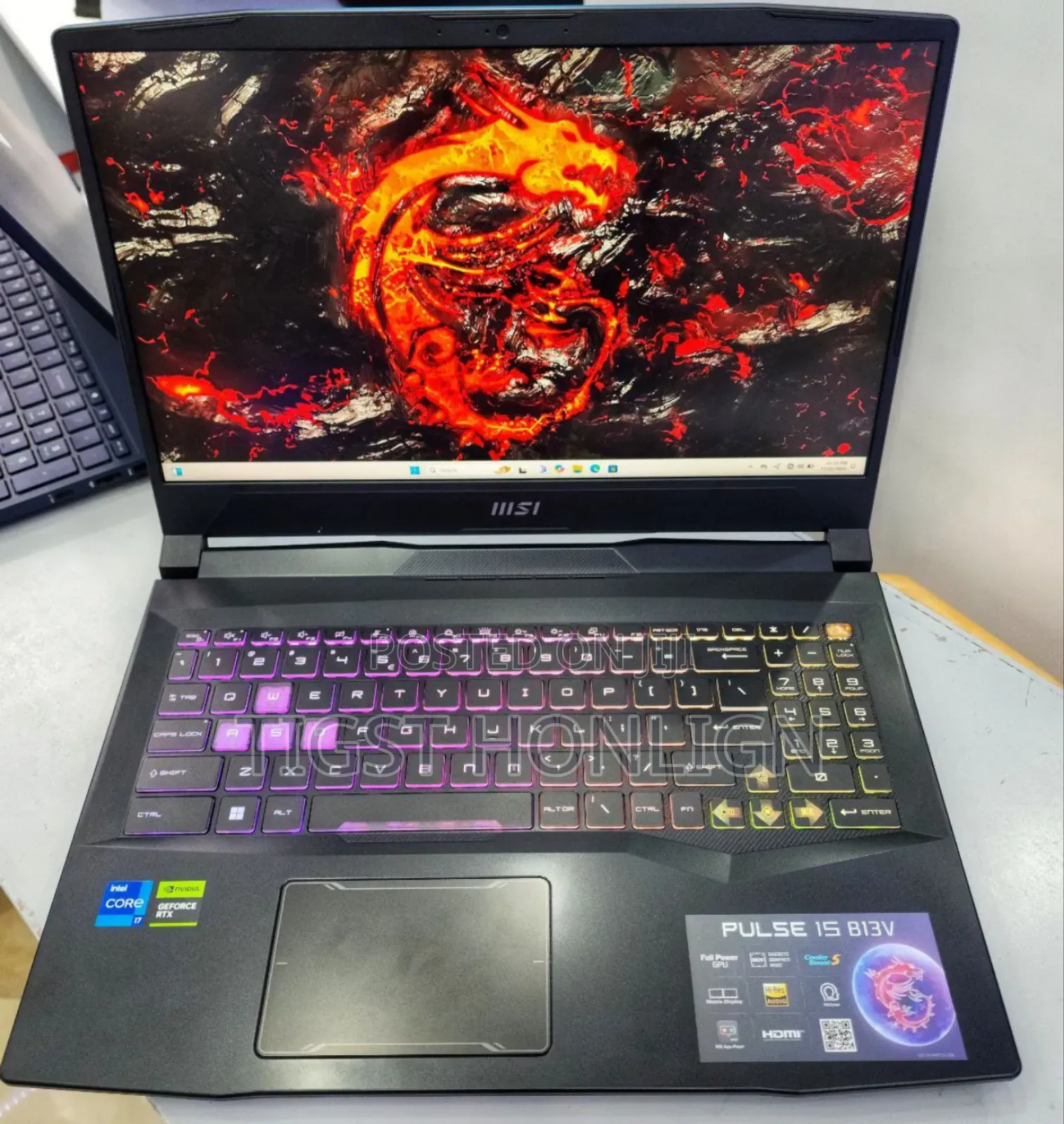 New Laptop MSI Pulse GL66 16GB Intel Core I7 SSD 1T