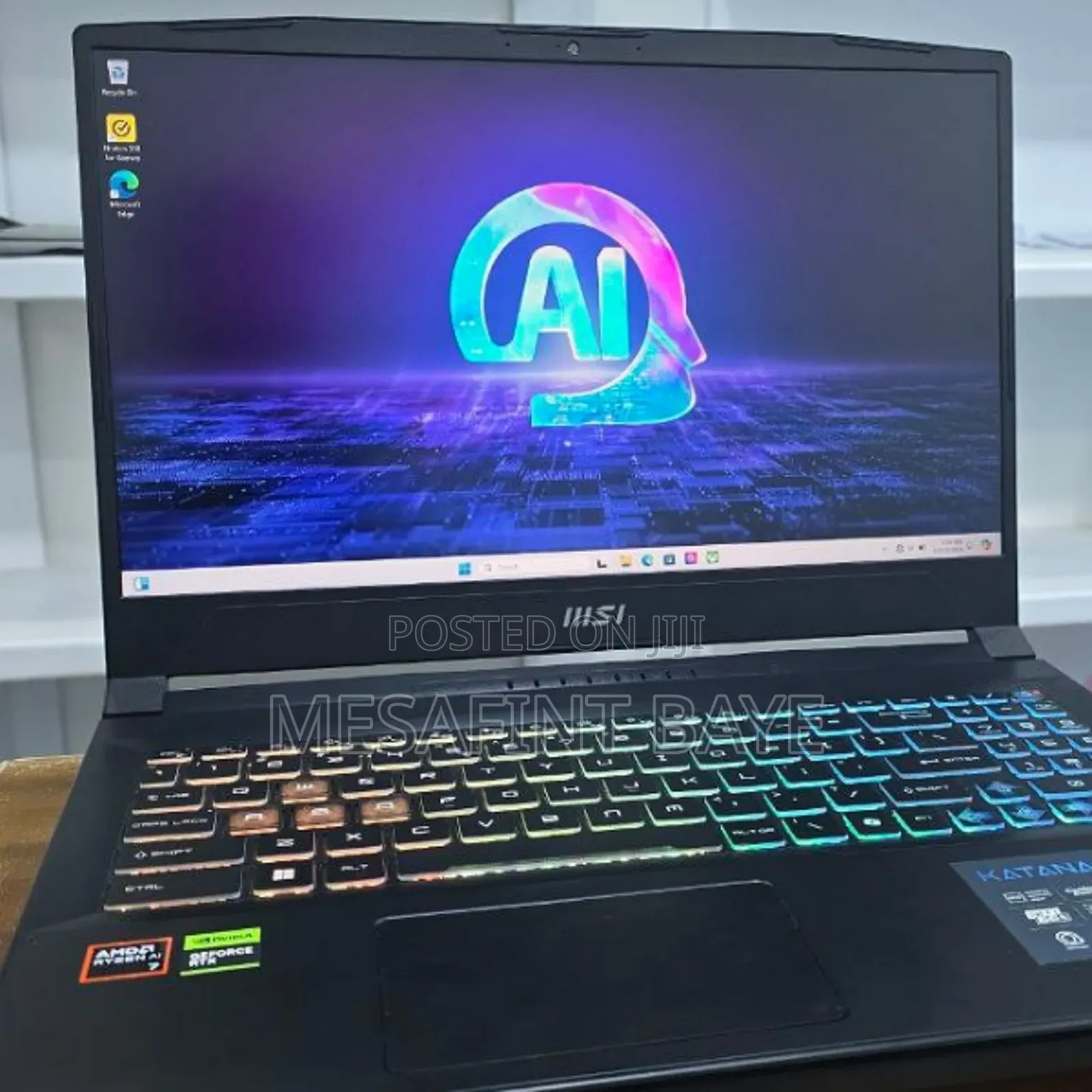 New Laptop MSI Katana 15 16GB AMD Ryzen 7 SSD 1T