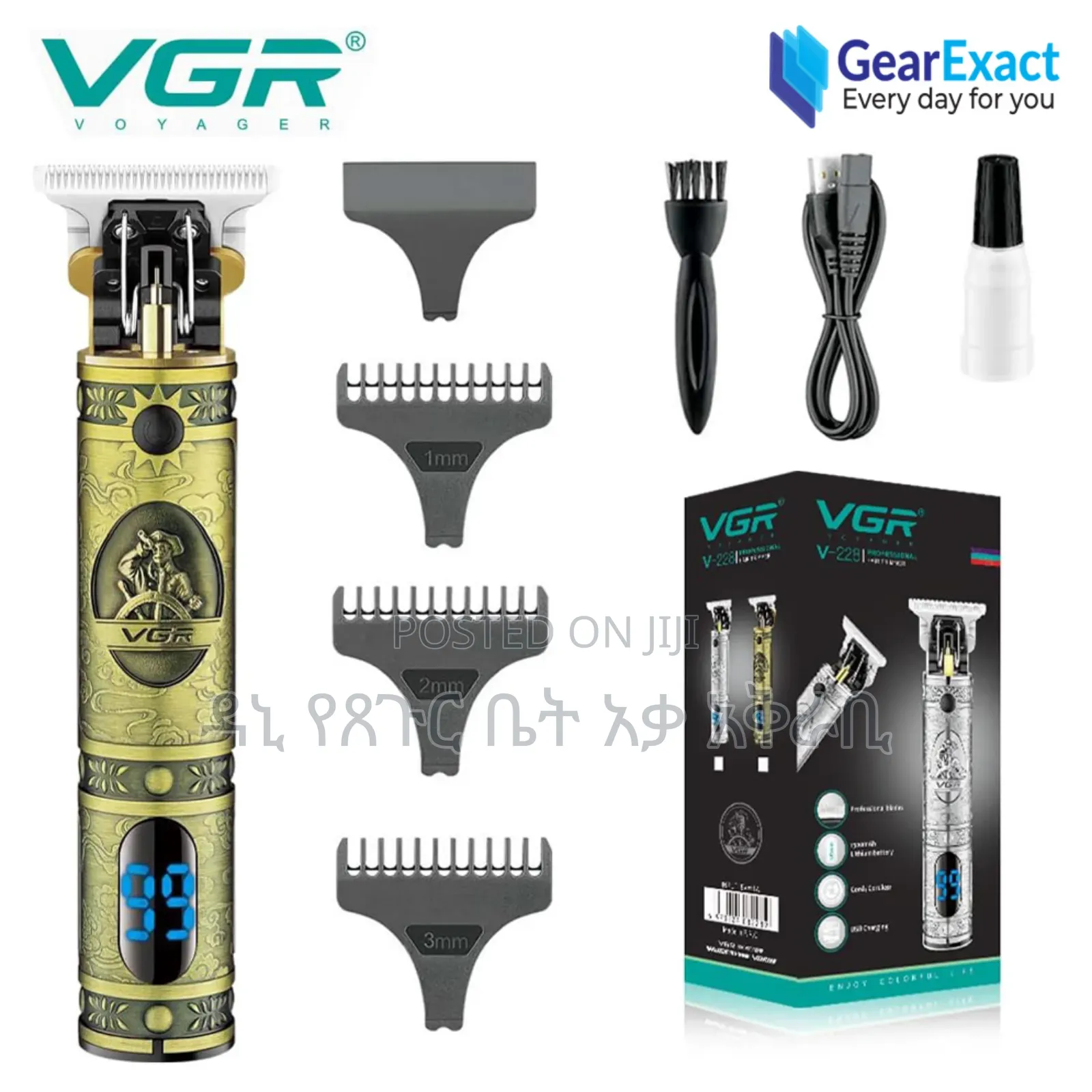 VGR ORIGINAL Hair Trimmer for Men's 2500 Free Delivery