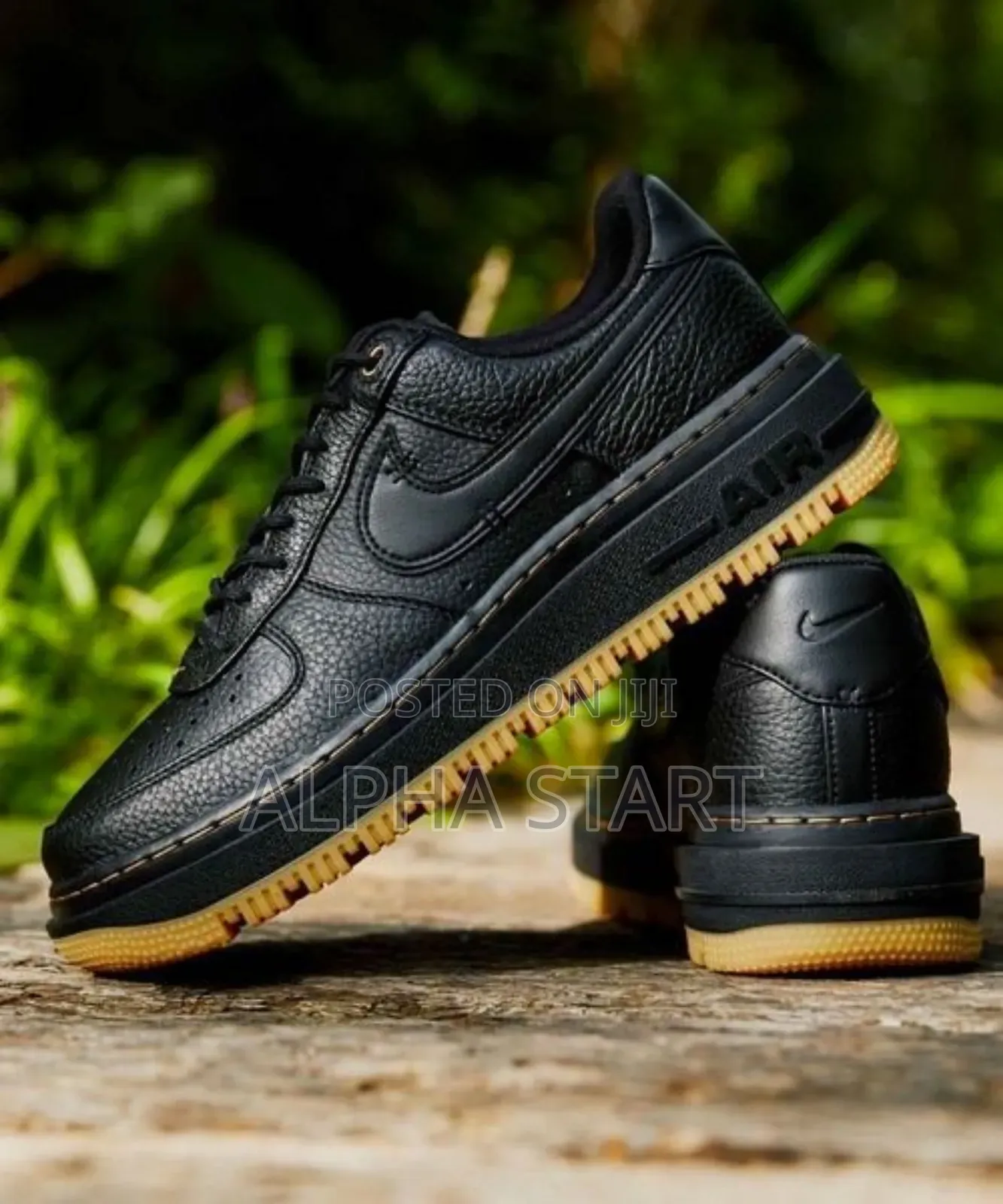 Nike Air Force 1,07 Black Lather Shoes for You