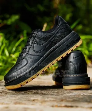 Photo - Nike Air Force 1,07 Black Lather Shoes for You