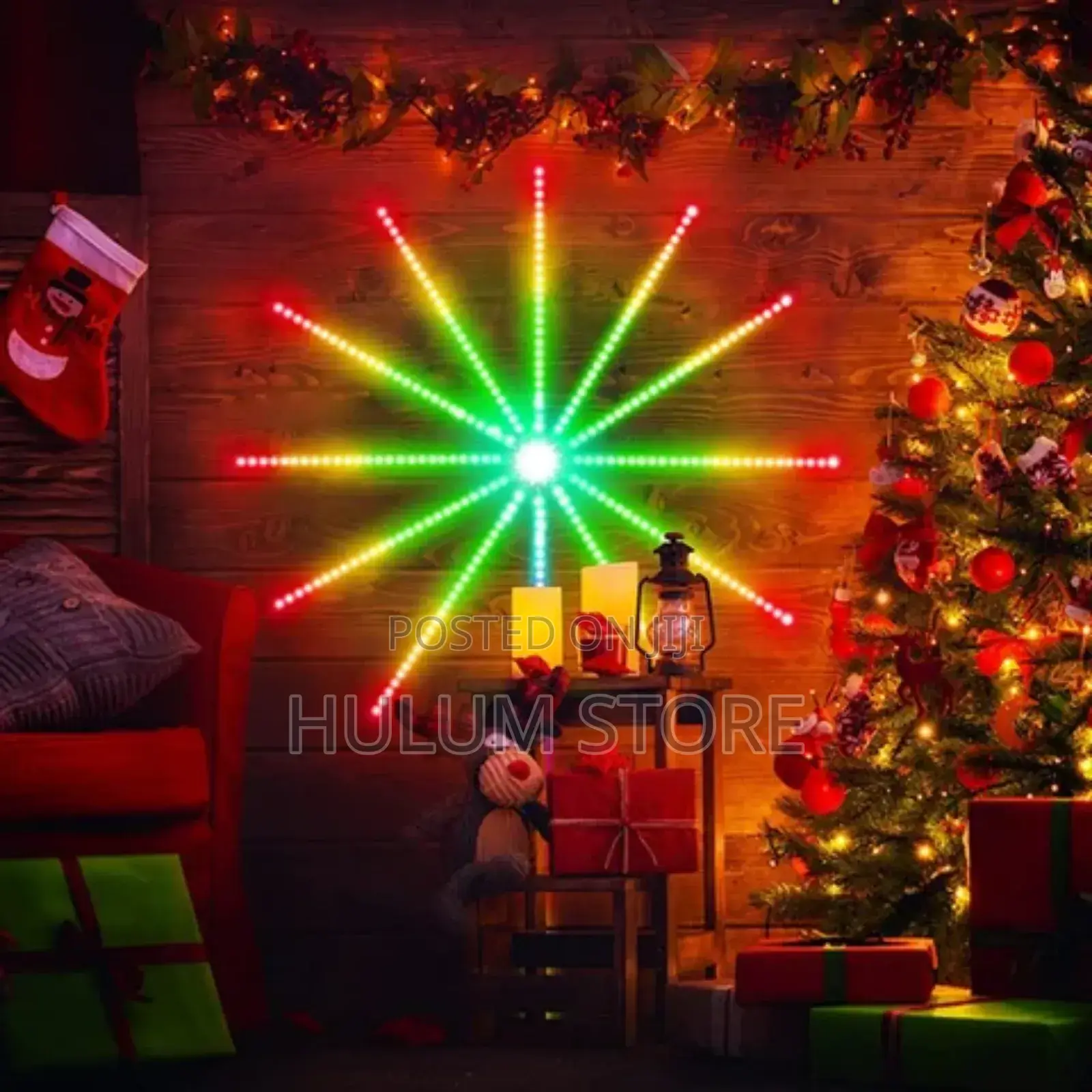 Christmas Tree Fire Work