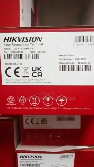 Professional Hikvision High Security Face Machine