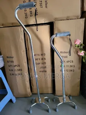 Photo - Elderly Walking Aid Safehappy four Feet Stable Walking Cane