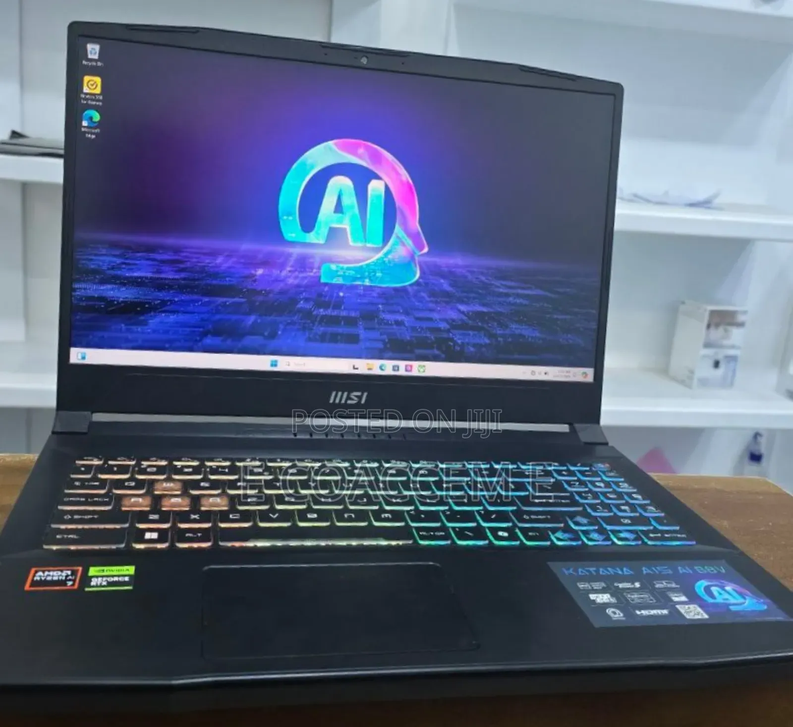 New Laptop MSI 16GB AMD Ryzen 7 SSD 1T